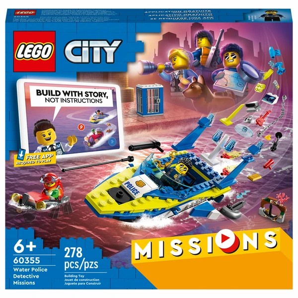 Lego City Misi Polisi Speed Boat Water Police