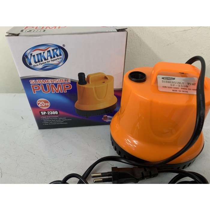 [COD] Mesin Pompa Celup Aquarium Kolam Hidroponik YUKARI SP 2300 20 Watt