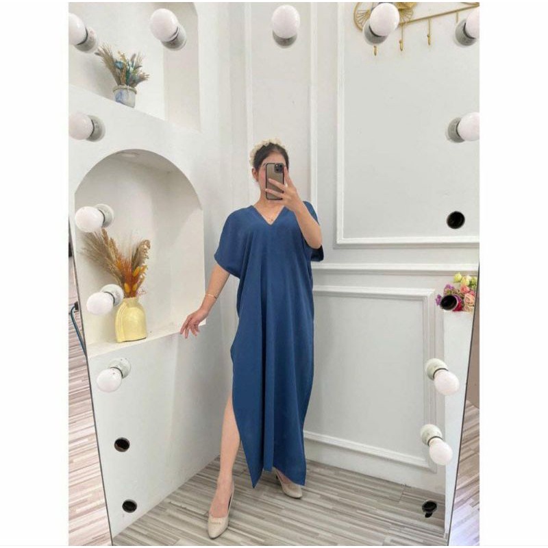 DRESS NAGITA Cringkle Airflow/dress kekianian cringkle/daster kekinian