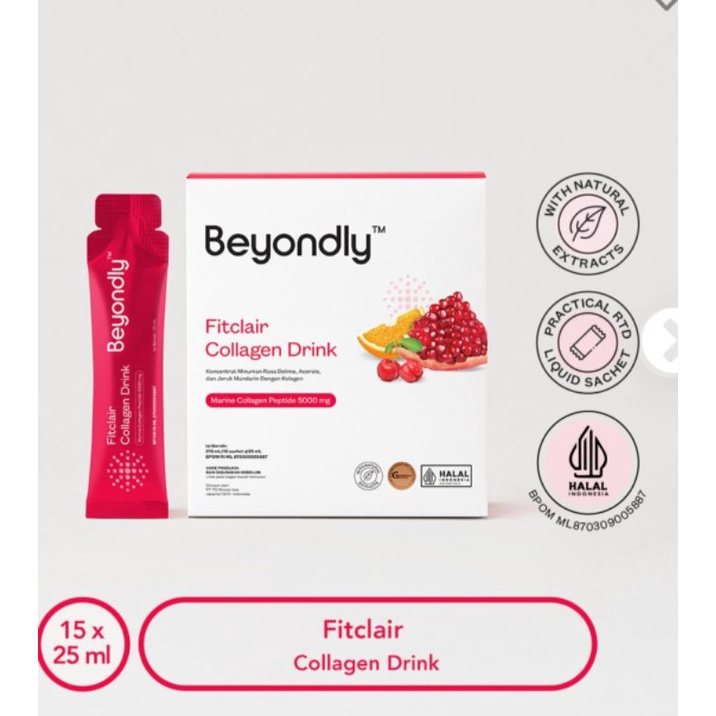beyondly fitclair collagen drink