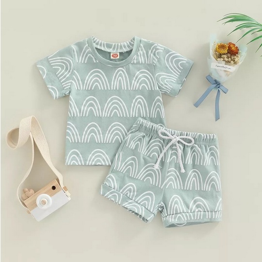 Jeco fashion SETELAN ANAK FARISA PENDEK UNISEX