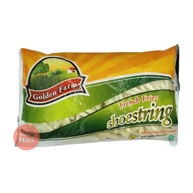

Golden Farm Kentang Goreng 1KG French Fries All Varian - Shoestring