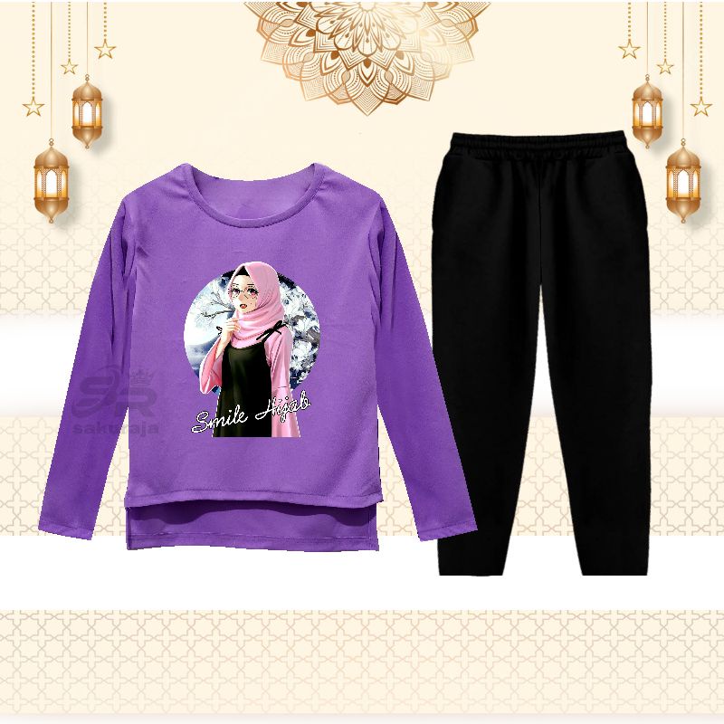 BAJU SETELAN ANAK VIRAL/ONE SET VIRAL/MODEL KEKINIAN/UMUR 3-13 TAHUN