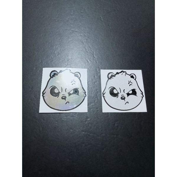 

stiker carakter panda cutting