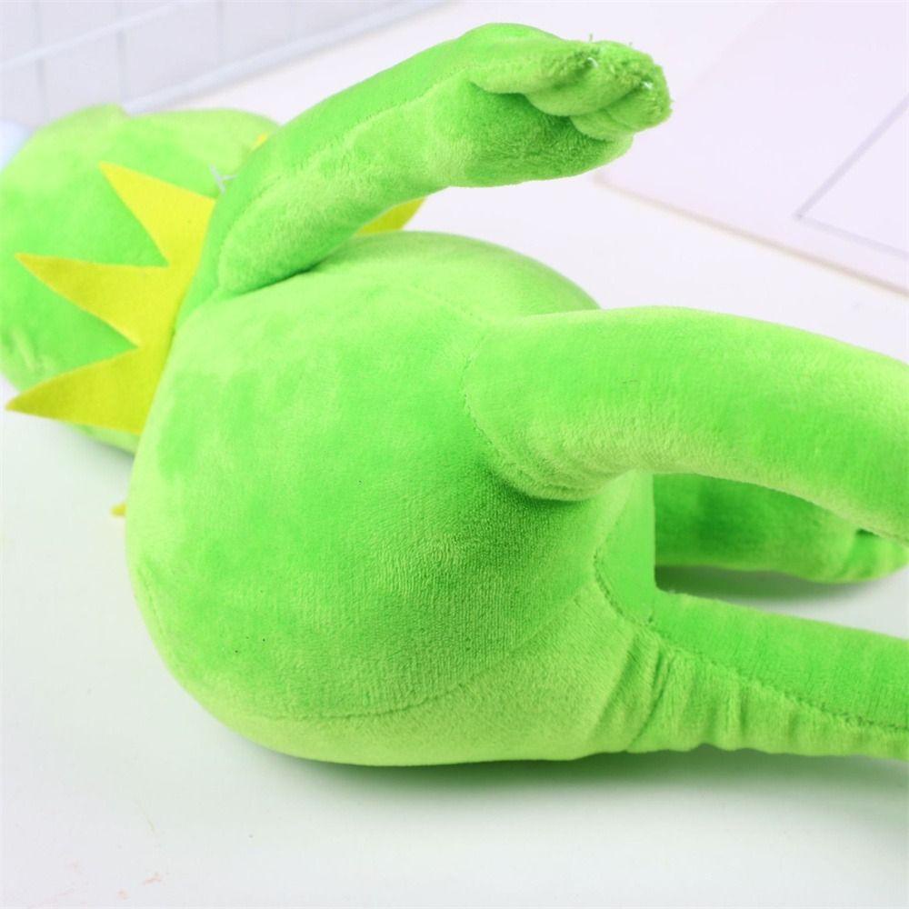 Mxbeauty Plush Kermit Kodok Hadiah Natal Anak Hadiah Muppet Show 38cm Stuffed Animal Katak Hijau Boneka Mewah