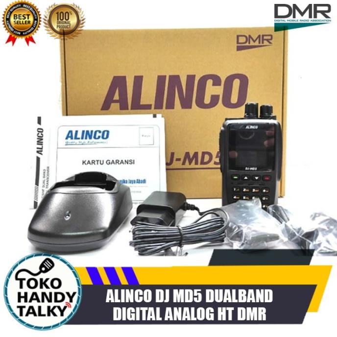 Jual Alinco Dj Md Dj Md Md Ht Dmr Dualband Vhf Uhf Garansi Original Shopee Indonesia