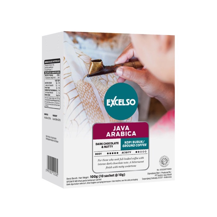 

Excelso Kopi Single Serving Java Arabica - Folding Box (10 Sch x 10gr)