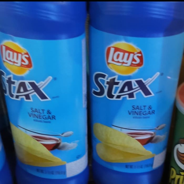 

Lay's stax salt & vinegar 163gr chips