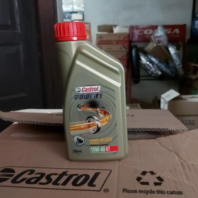 castrol power 1 0,8L oli motor castrol power1 sae 10w-40