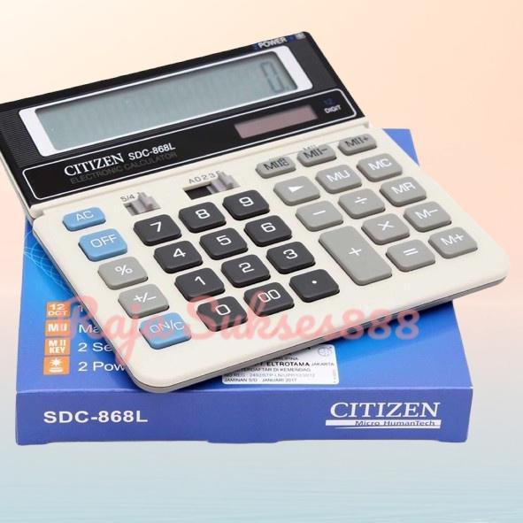 

Update! Citizen Calculator SDC-868L - Kalkulator DeskMeja Kantor SDC 868L citizen ~