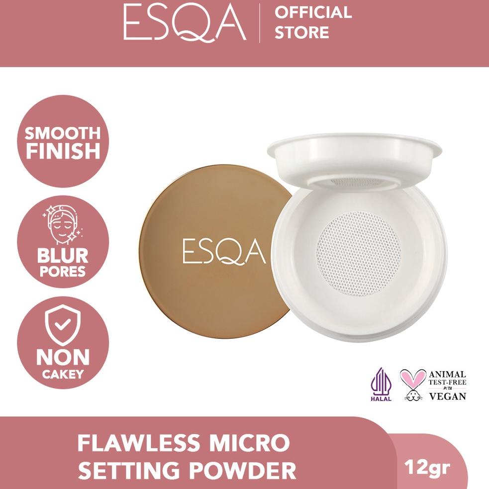 ykq57 ESQA Flawless Setting Powder - Translucent .,..,.,.,.