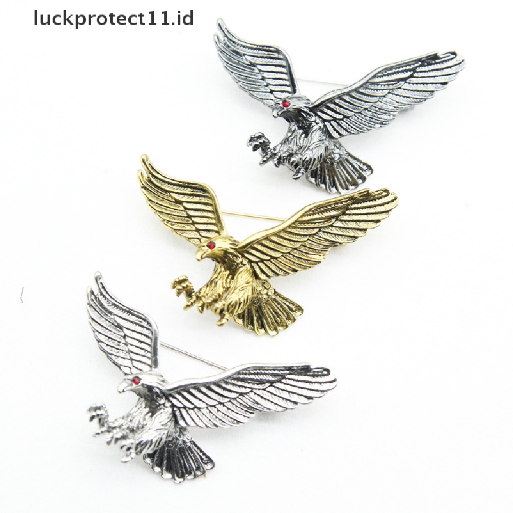 /Fashion Hot// Fashion Hot// Fashion Pria Vintage Eagle Pin Bros Dekorasi Korsase Lencana Perhiasan Hadiah.