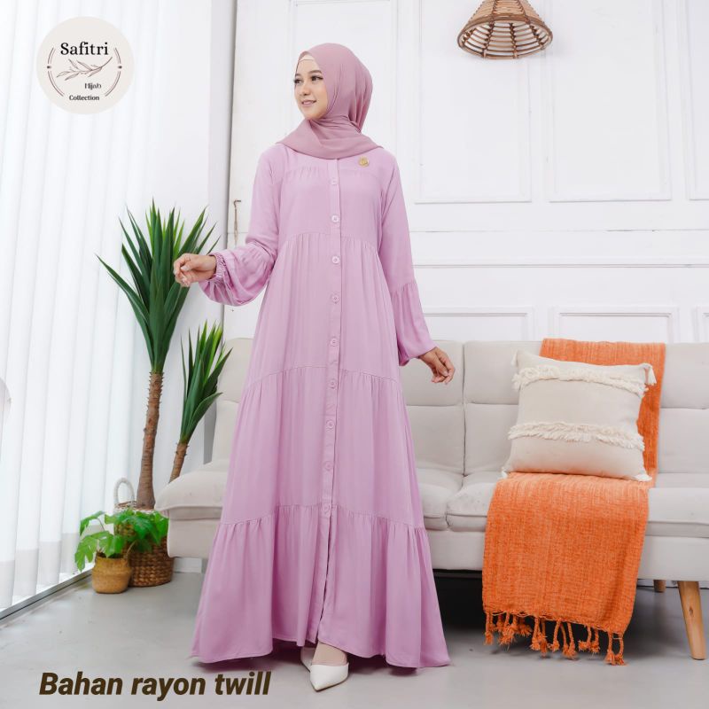 AMARA MAXY (RAMPEL) bahan Rayon Twil free bross by Safitri Fashion