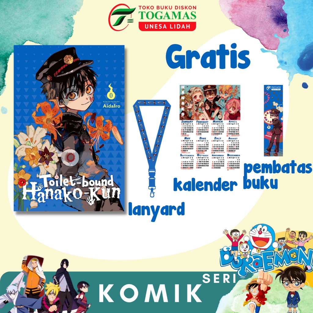 KOMIK HANAKO SI ARWAH PENASARAN 0 - 18 &amp; HANAKO SEPULANG SEKOLAH KARYA AIDAIRO / JIBAKU SHONEN HANAKO KUN