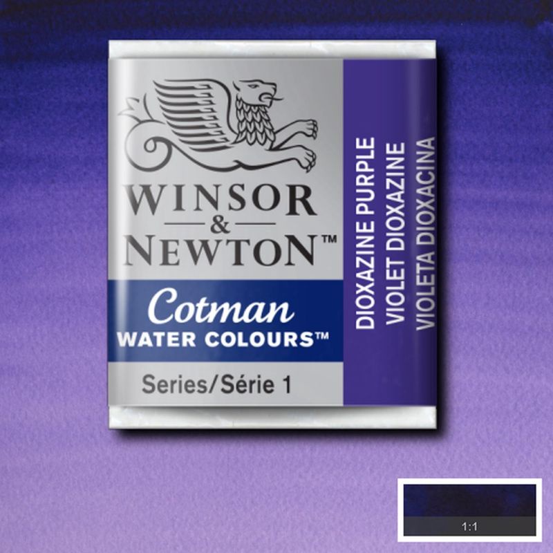 

COTMAN WATERCOLOUR HALF PAN DIOXAZINE PURPLE WINSOR & NEWTON