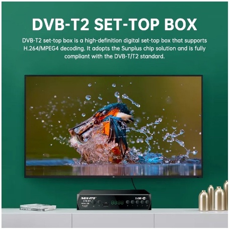 SET TOP BOX DIGITAL DVB T2 WIFI STB Antena SUPER HD