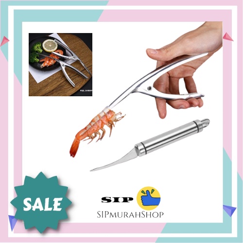 Alat Pengupas Kulit Udang Shrimp Peeler Kupas Multifungsi Serbaguna Praktis Murah Import Unik Cangkang