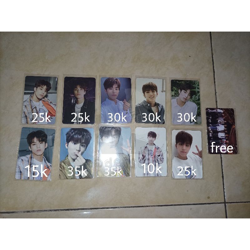 pc jeongwoo the first step chapter three tfs ch3 jumatan kebun dilan nyengir black mamba photocard