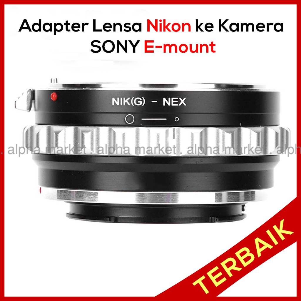Adapter Adaptor FIKAZ K&F Concept Lensa Nikkor Nikon G AIS AI-S pre AI AF AFS AFD AF-D AF-S to Kamer