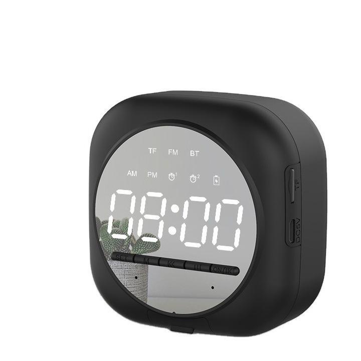 Termurah Speaker Jam Bluetooth Mini Versi 5.0 + Alarm dan Radio Q-12