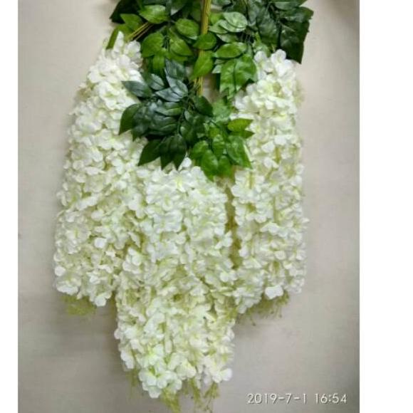 Sale Terbatas Wisteria Jumbo Putih / Wisteria plastik / Wisteria murah / Harga per lusin