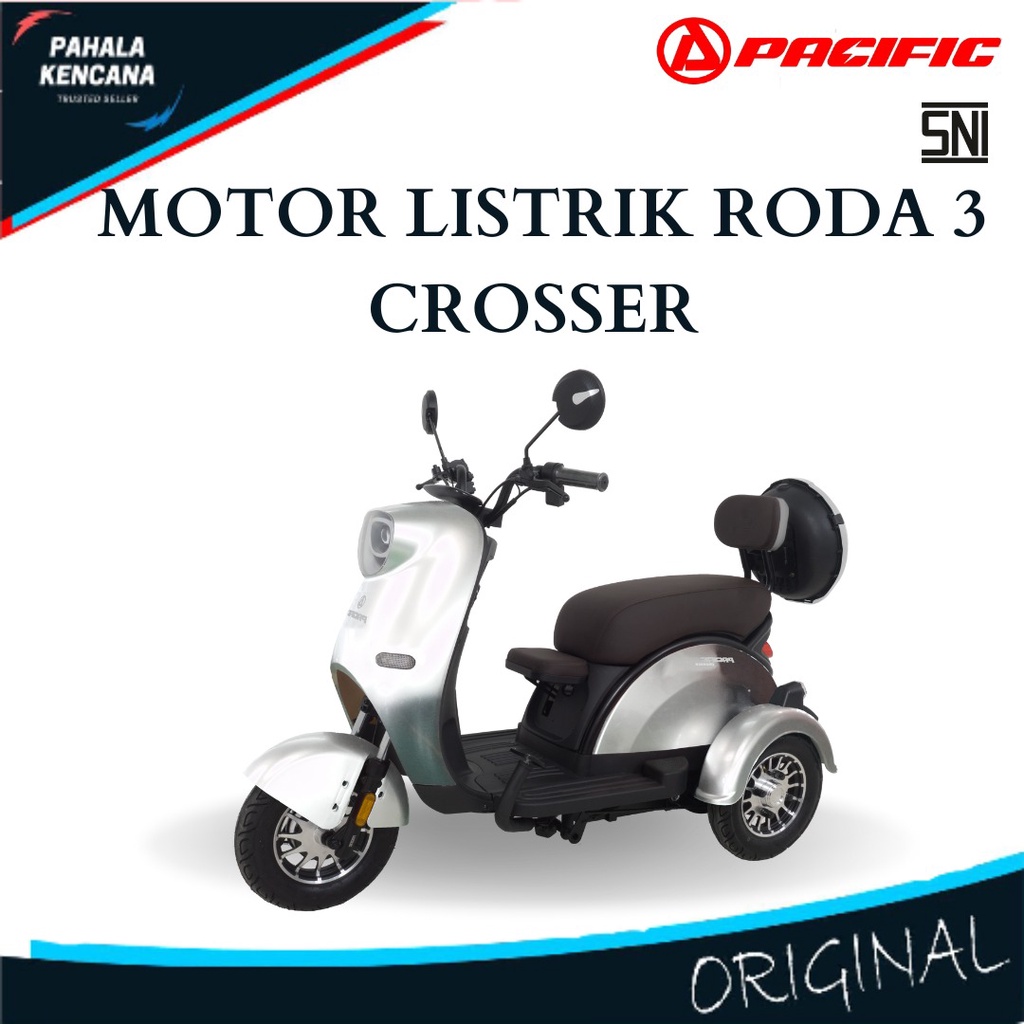 Sepeda Listrik Crosser Roda Tiga By Pacific