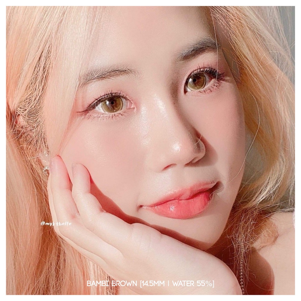 MIKHAYLOVESHOP Softlens Bambi Brown | Kittykawaii