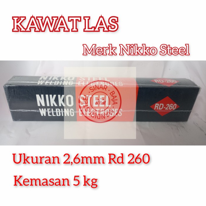 Kawat Kawat Las Nikko 2,6Mm Rd 260 @5Kg