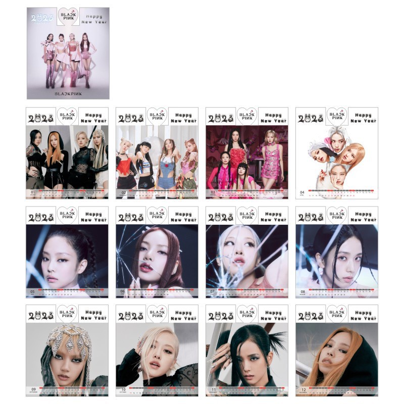 2023kalender Meja BTS BLACKPINK STRAYKIDS KPOP Kalender Dinding In Stock New Arrival LY