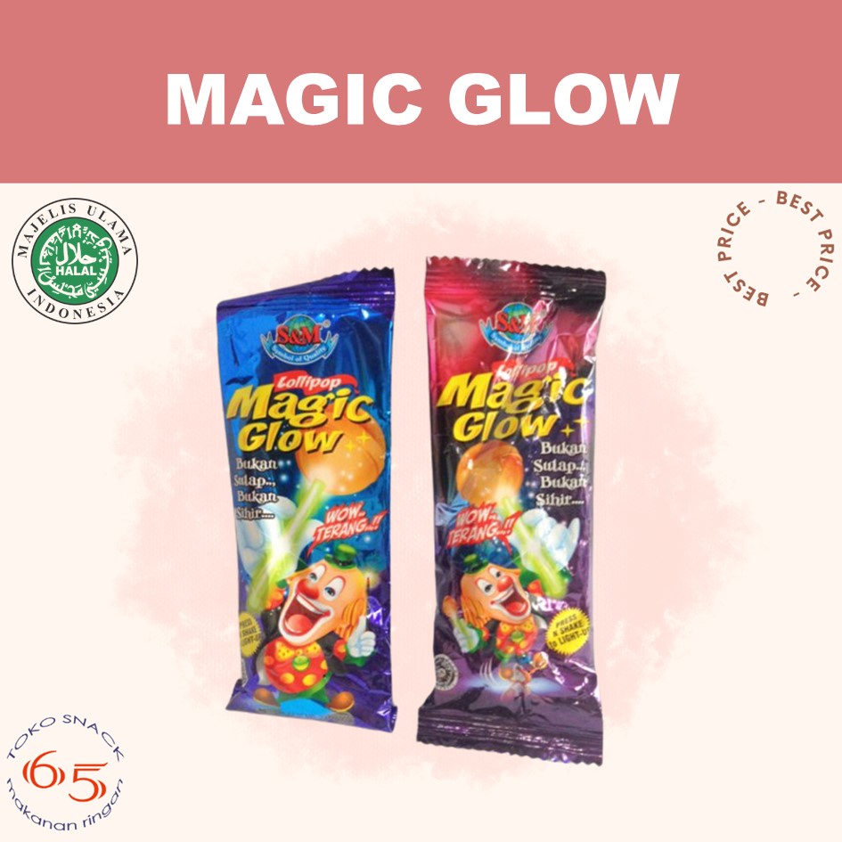

Magic Glow 20. lolipop permen. PAK