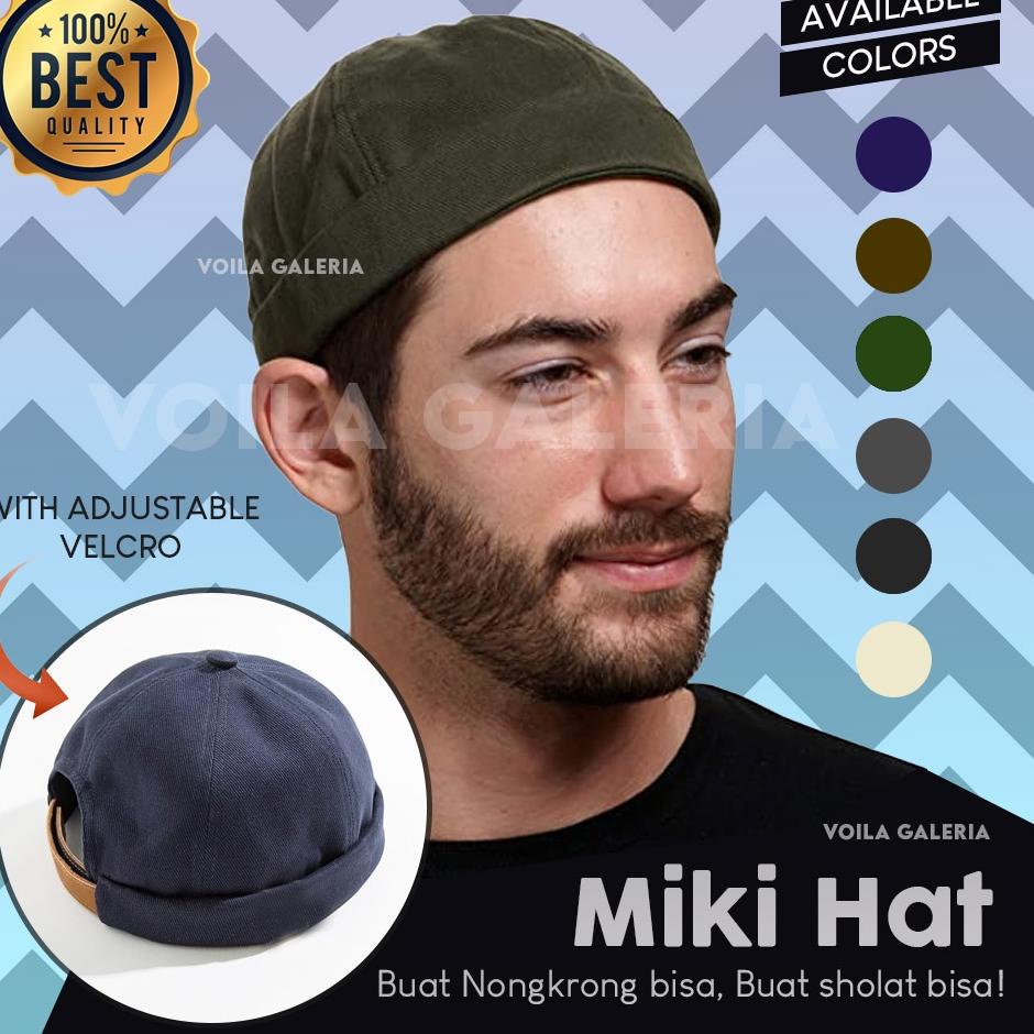 ヶ Topi Miki Hat - Peci uas Mikihat Dewasa - Kopyah Unik Braimless ゔ