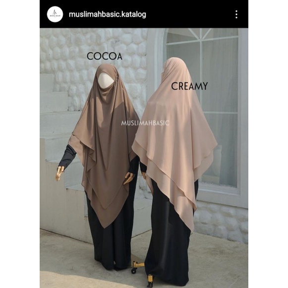PRELOVED Shafiya FK Instant @muslimahbasic.id - Creamy M