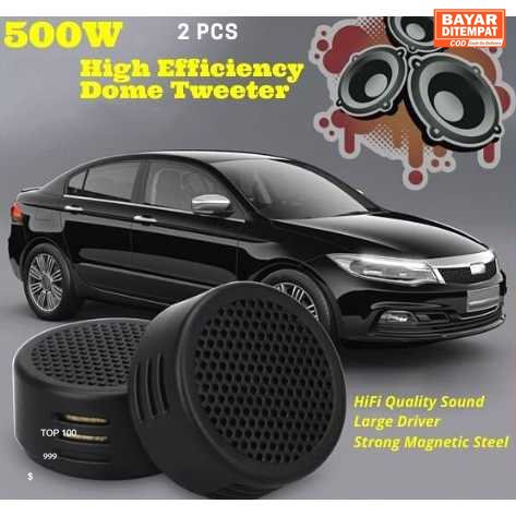 ( ORI ) Tiaoping Speaker Mini Dome Tweeter Mobil HiFi 500W 2 PCS - TP-005A