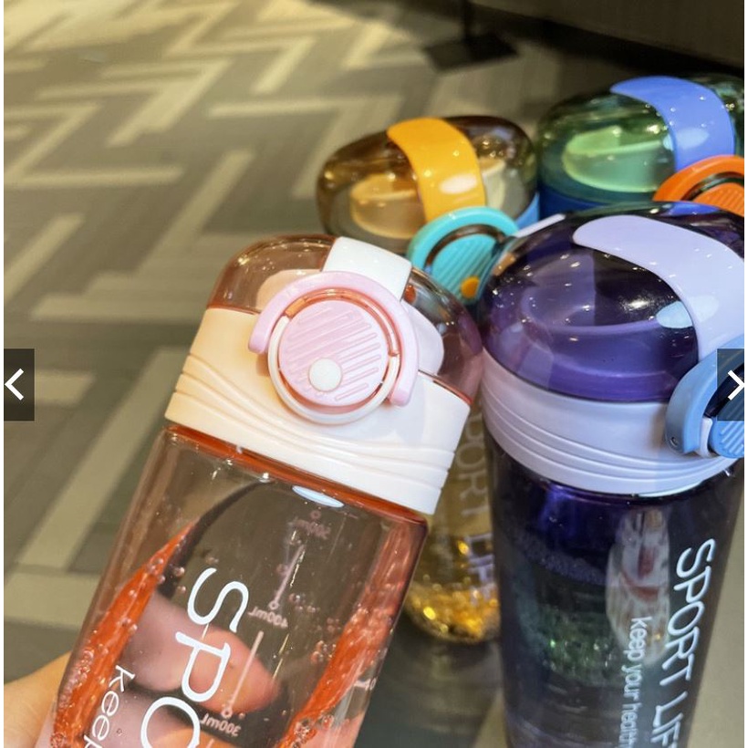 Botol Minum Portable Cup 500ml  Premium Botol Air Minum Sport Travel Anak Sekolah Dewasa 600 ML Botol Minum Infuse Water