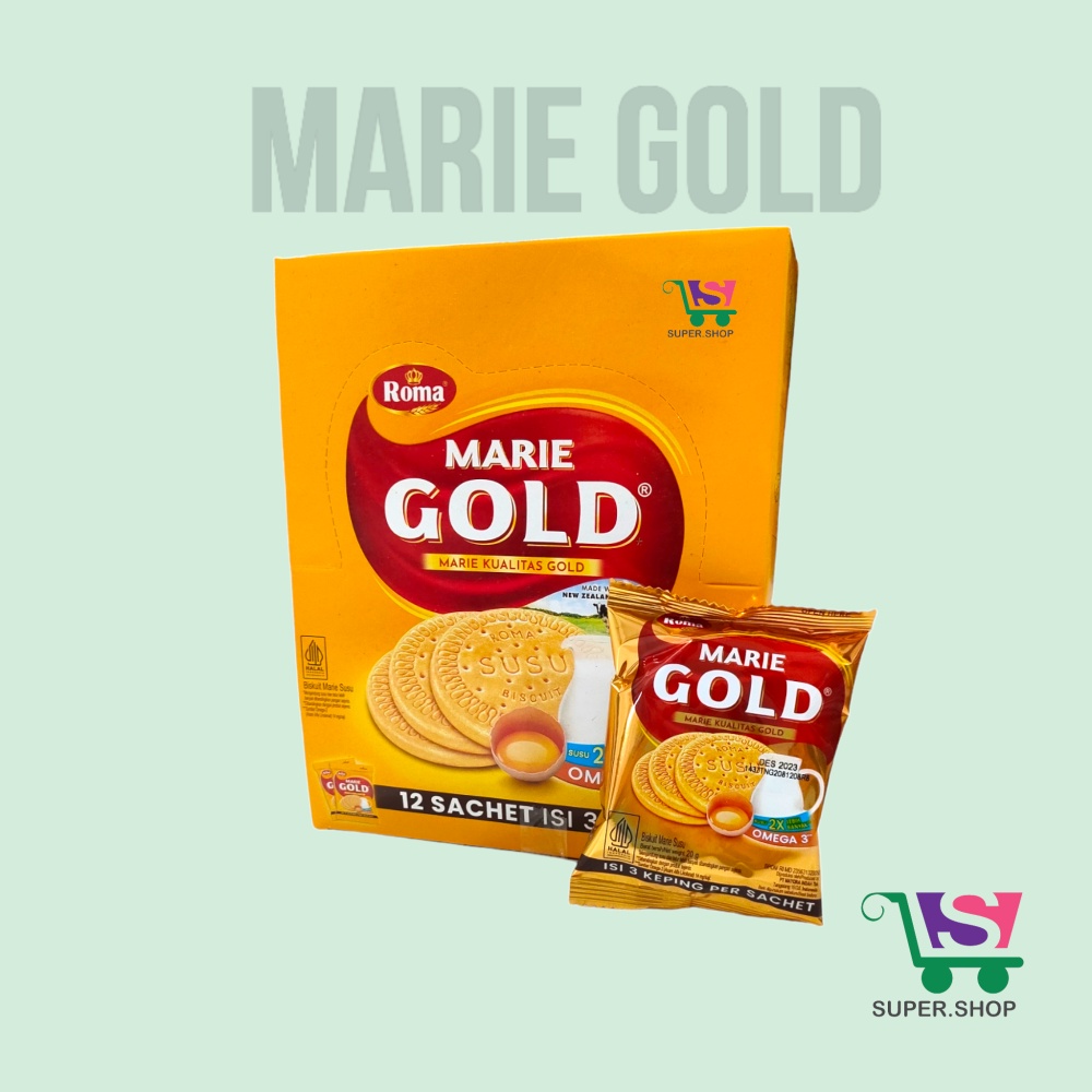 

Roma Biskuit Marie Gold Cokelat / Original PACK (isi 12 bungkus)