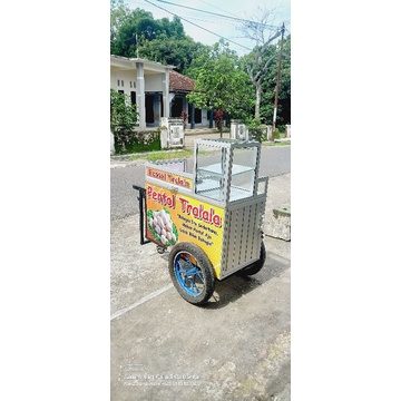 Rombong / Gerobak pentol geret motor