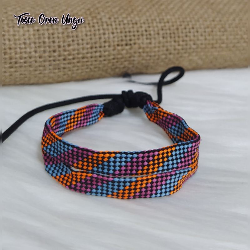 Gelang Pipih 2 Rangkap Tali Prusik Harga Grosir