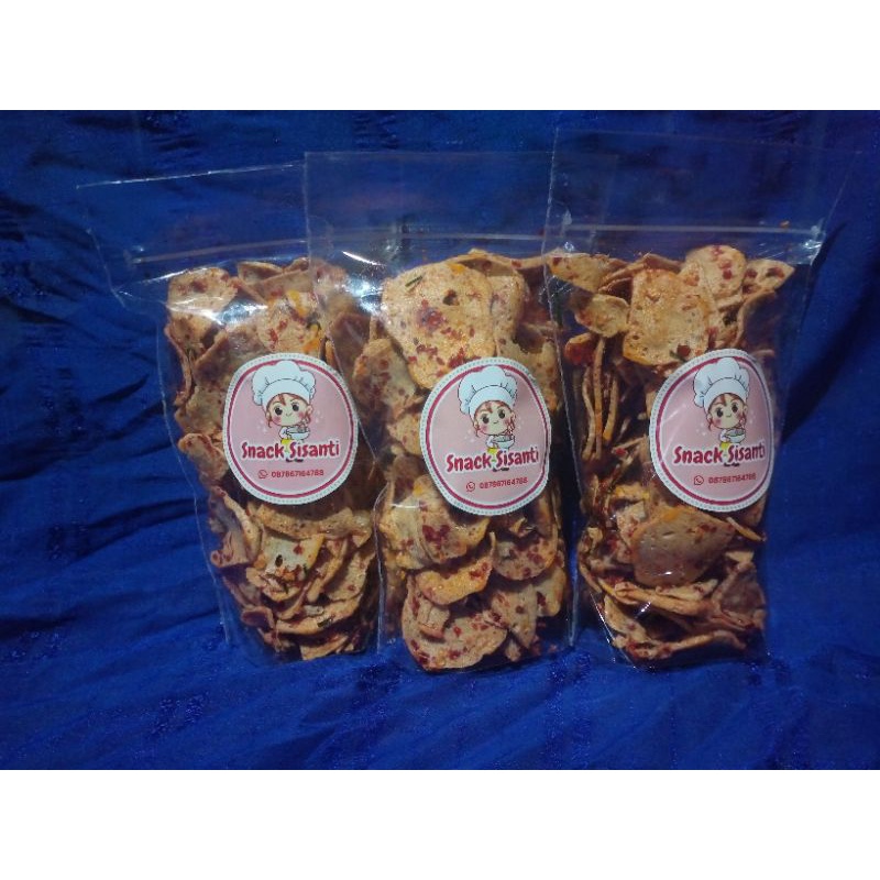 

Basreng ikan tuna pedas daun jeruk 100gr