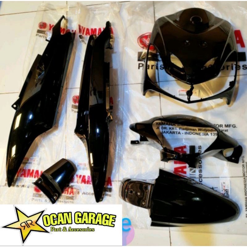 BODY MIO SMILE HITAM ORIGINAL YAMAHA COVER BODY HALUS MIO SMILE ORIGINAL