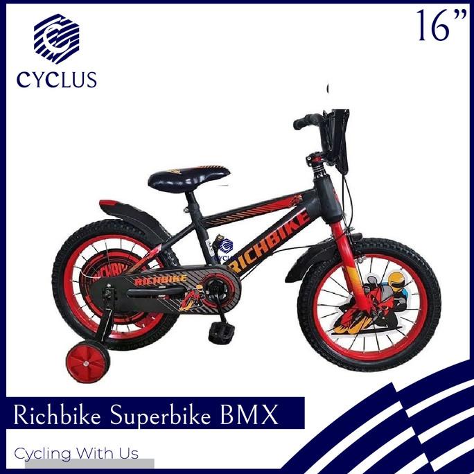 Sepeda Bmx Anak Laki Laki Richbike Superbike Rb 606 1 16 Inch #Original