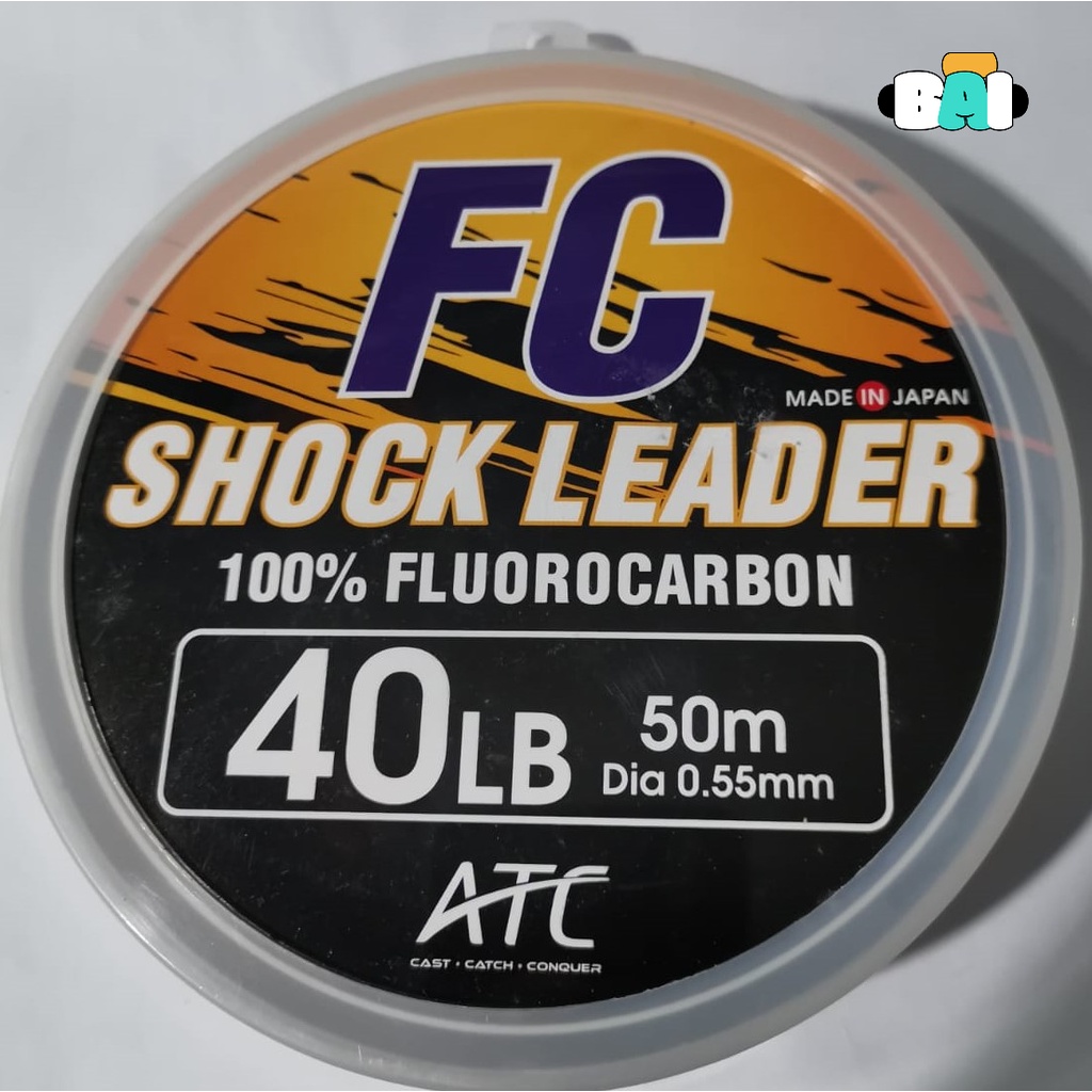 LEADER ATC FC SHOCK LEADER 50M 100% FLUOROCARBON