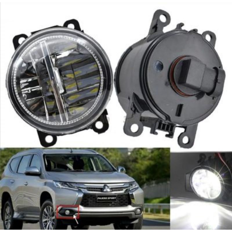 Fog Lamp Foglamp LED Lampu Kabut Mitsubishi Pajero 2008-2018
