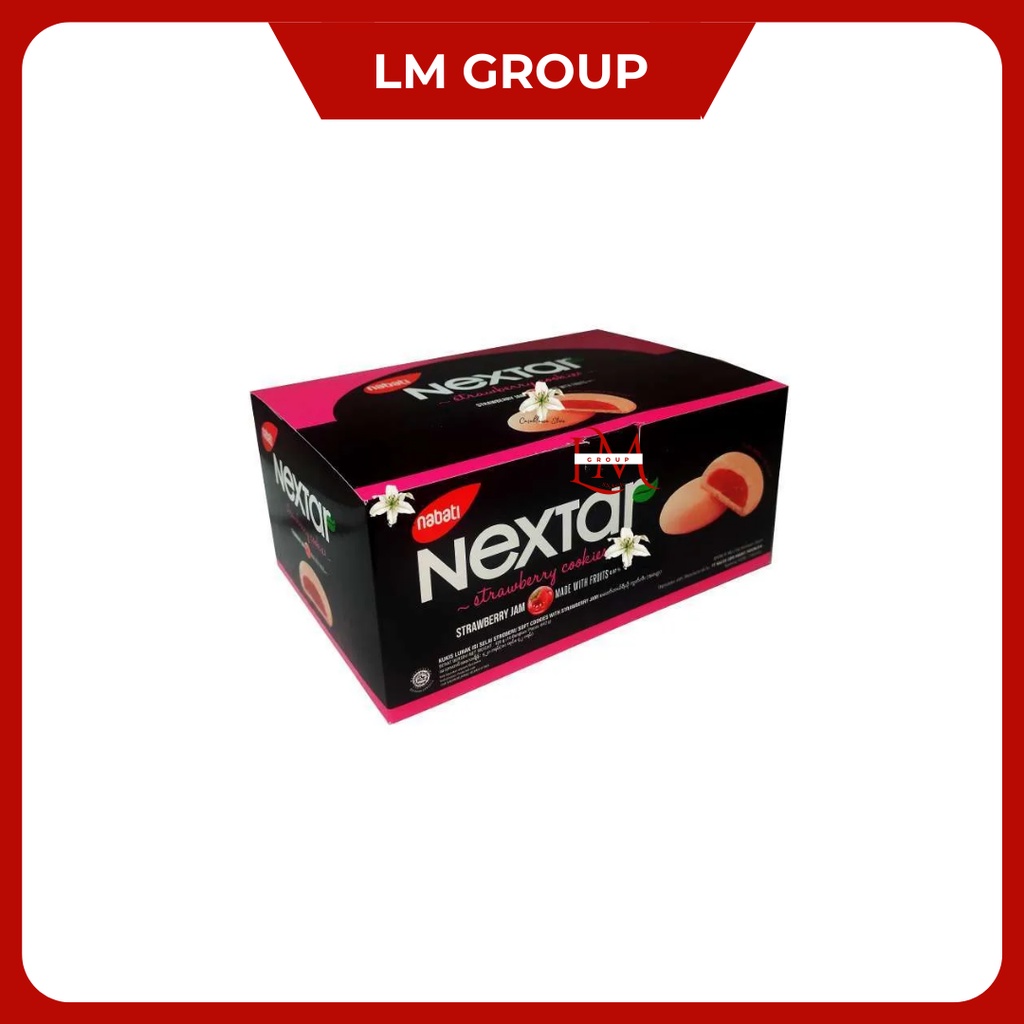 Nabati Nextar Nanas/Brownies/Strawberry/Blueberry 1 Box Isi 10 pcs @40gr