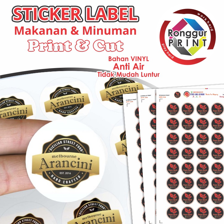 

STIKER OLSHOP COSTUM LABEL ANTI AIR SEHARI JADI UKURAN A3+ MINIM ORDER 3 LEMBAR