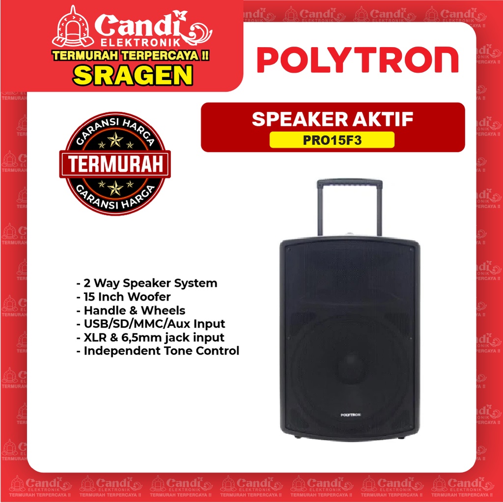 POLYTRON Speaker Aktif PAS-PRO15F3