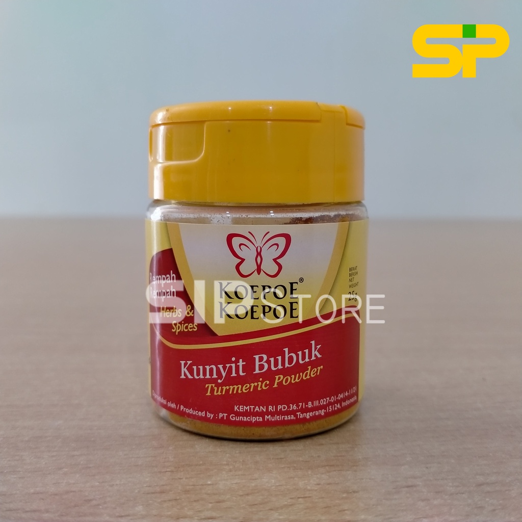 KUNYIT BUBUK Koepoe Koepoe 25gr / Rempah Bubuk Kunyit 25 gr