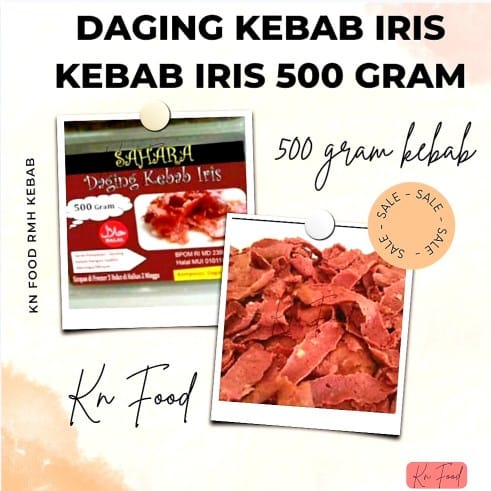 

Daging Kebab Mateng Daging Iris 500 GR -Daging Kebab Sahara Slice Iris