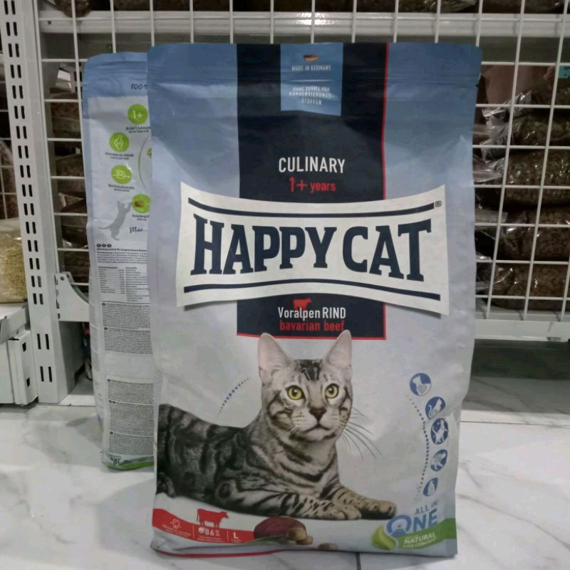 Makanan kucing Happy Cat Bavarian Beef 4kg | makanan kucing dewasa happy cat beef suprem