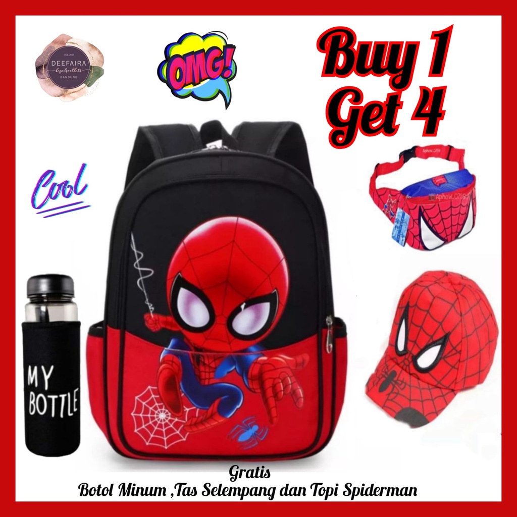 Tas Ransel Anak Laki Laki Spd Keren Buy 1 Get 4 Tas Sekolah Khusus Untuk Anak Tk Dan Sd