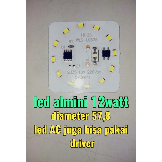 led almini 12watt paket/1.000pcs 2.250.000